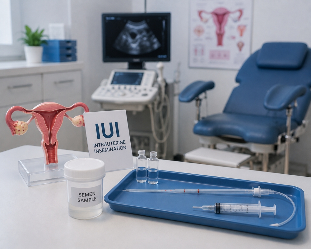 IUI intrauterine insemination procedure